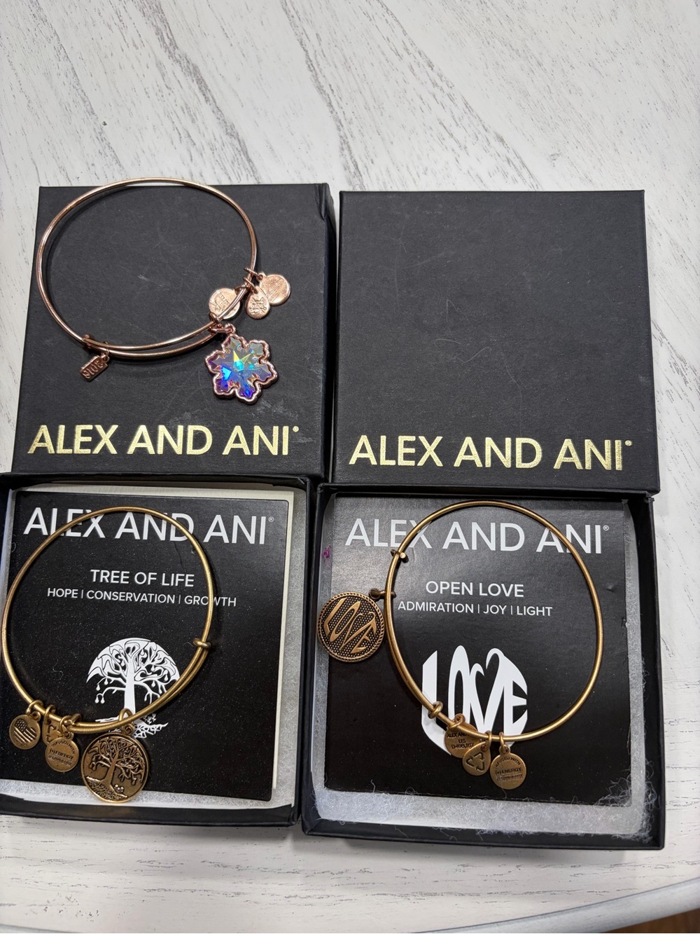 Alex and Ani Charm Bracelets